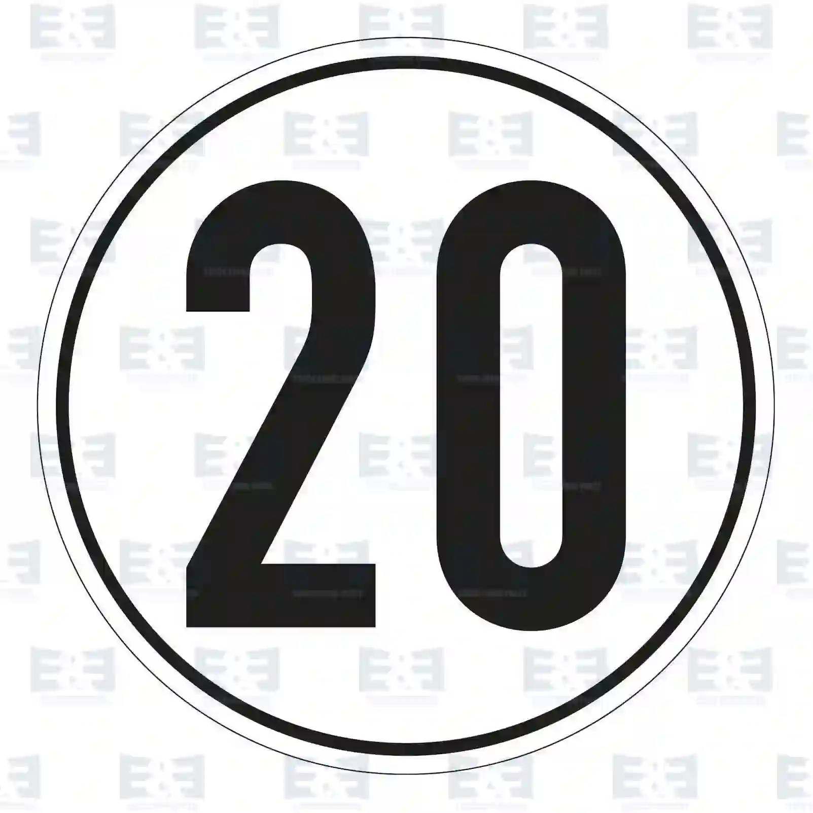 Speed sign, self-adhesive, 2E2285143, , ||  2E2285143 E&E Truck Spare Parts | Truck Spare Parts, Auotomotive Spare Parts Speed sign, self-adhesive, 2E2285143, , ||  2E2285143 E&E Truck Spare Parts | Truck Spare Parts, Auotomotive Spare Parts