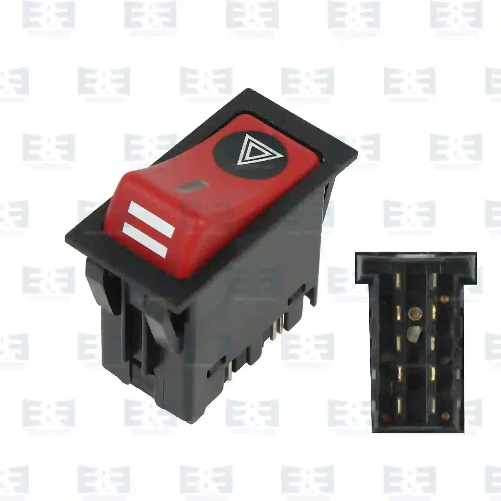 Warning Light Switch Hazard warning switch, EE No 2E2290567 ,  oem no:81255050966, 81255056291, 81255250019 E&E Truck Spare Parts | Truck Spare Parts, Auotomotive Spare Parts