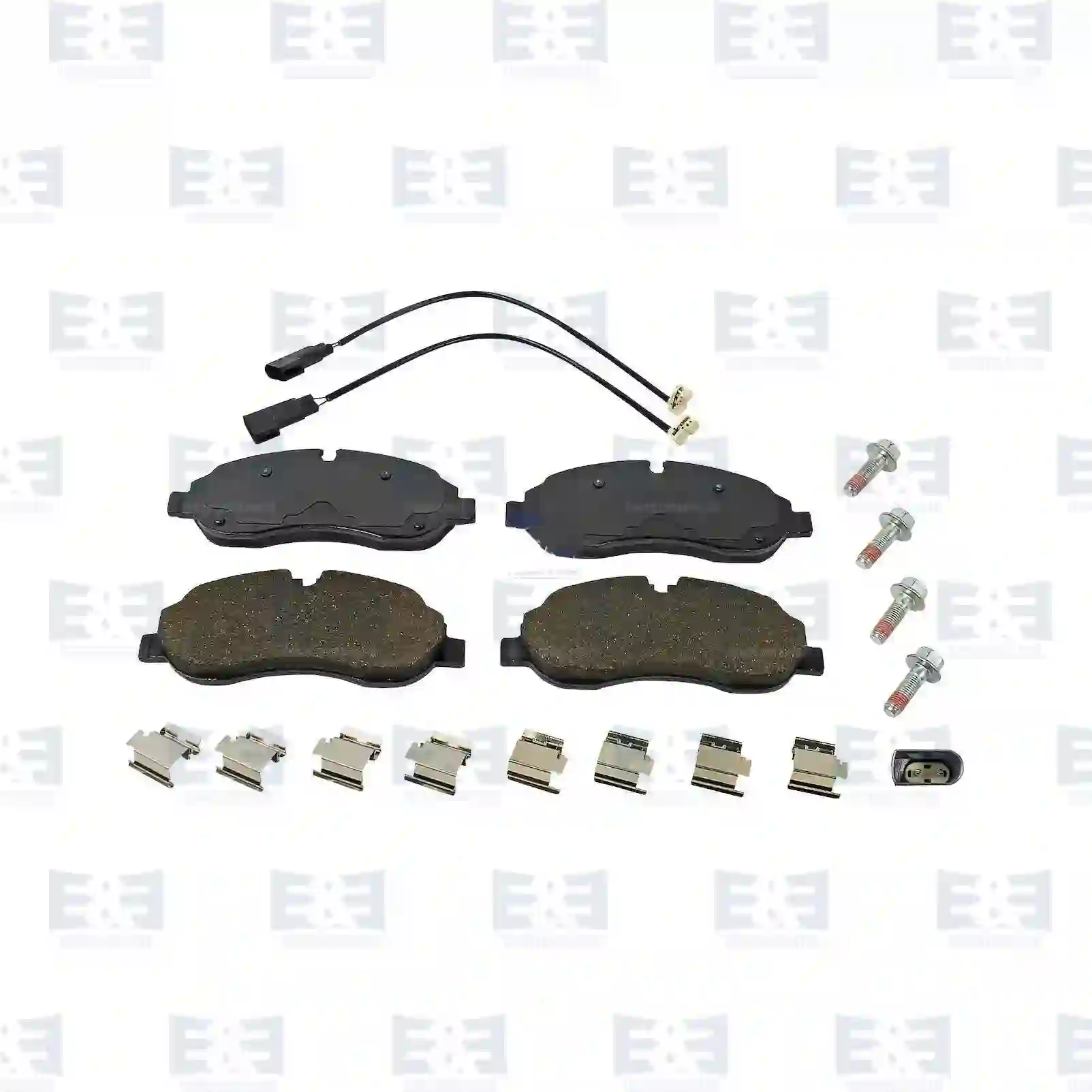 Disc brake pad kit, with wear indicators, 2E2297431, 1763915, 1842632, 1916326, BK21-2K021-AA, BK21-2K021-AB, MEBK2J-2K021-AA ||  2E2297431 E&E Truck Spare Parts | Truck Spare Parts, Auotomotive Spare Parts Disc brake pad kit, with wear indicators, 2E2297431, 1763915, 1842632, 1916326, BK21-2K021-AA, BK21-2K021-AB, MEBK2J-2K021-AA ||  2E2297431 E&E Truck Spare Parts | Truck Spare Parts, Auotomotive Spare Parts