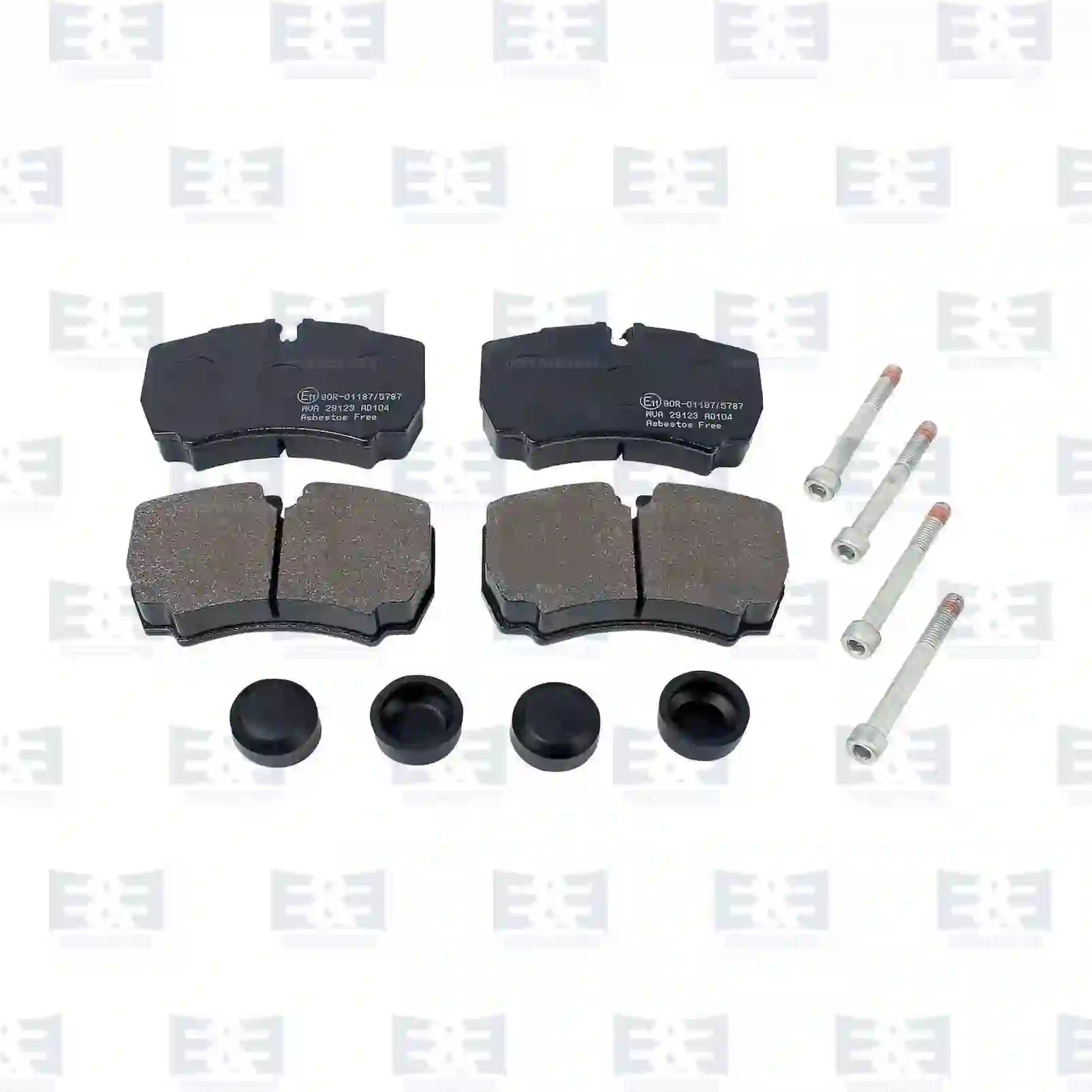  Disc brake pad kit, with screws || E&E Truck Spare Parts | Truck Spare Parts, Auotomotive Spare Parts